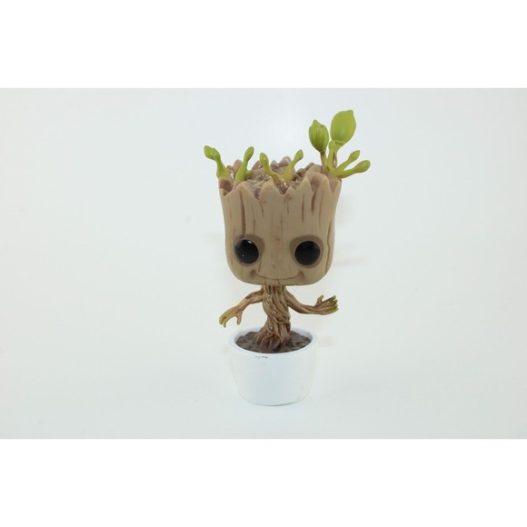 Funko POP GOTG Rocket Racoon #491 Dancing Groot in White Pot #65 Bubble Head Lot - Picture 10 of 13